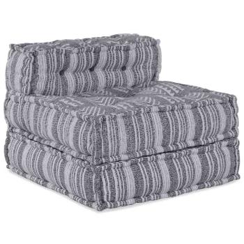 ARDEBO.de - Modular-Pouf Grau 70x70x54 Stoff