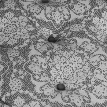 Modularer Pouffe in Hellgrau 70x70x36 aus Stoff