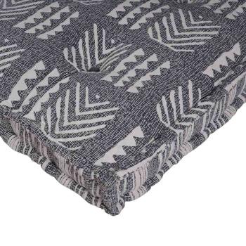 Palettensitzkissen grau 120x80x12 cm aus Stoff
