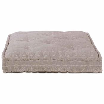 Palettkissen in Hellbraun 120x80x12 cm aus Stoff