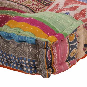 Palettensofa Kissen Patchwork Stoff