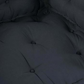 Palettensofa Kissen mit Arm- und Rückenstütze in Grau