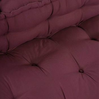 Palettensofa-Kissen mit Rückenstütze in Rot