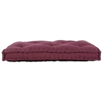 Palettensofa Kissen Roter Stoff