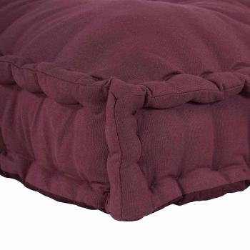 Palettensofa Kissen Roter Stoff