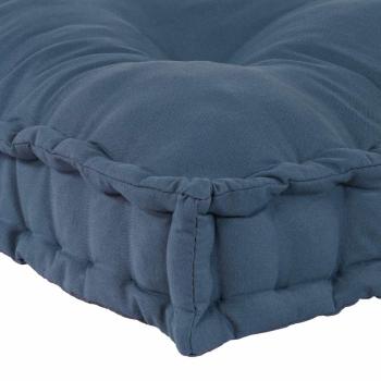 Palettensofa Kissen Blau Stoff