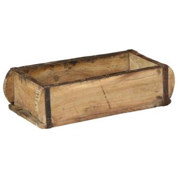 Tabletts 4 Stück 30x15x9 cm Massivholz Wiederverwertet