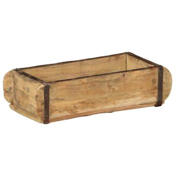 Tabletts 4 Stück 30x15x9 cm Massivholz Wiederverwertet