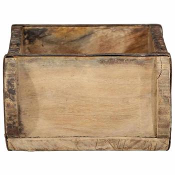 Tabletts 4 Stück 30x15x9 cm Massivholz Wiederverwertet