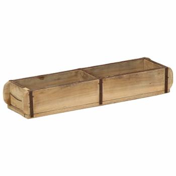 ARDEBO.de - Tablett 60,5x15x9 cm aus recyceltem Massivholz