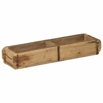 Tabletts 4 Stück 60,5x15x9 cm Massivholz Wiederverwendet