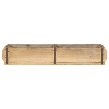 Tabletts 4 Stück 60,5x15x9 cm Massivholz Wiederverwendet