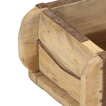 Tabletts 4 Stück 60,5x15x9 cm Massivholz Wiederverwendet
