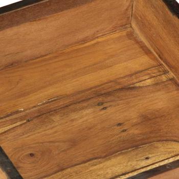 2-teiliges Tablett-Set aus recyceltem Massivholz