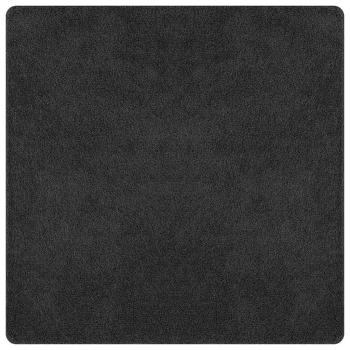 Shaggy Teppich mit Latexrücken Dunkelgrau 160x160 cm