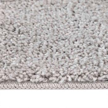 Shaggy Teppich mit Latexrücken Grau 240x340 cm