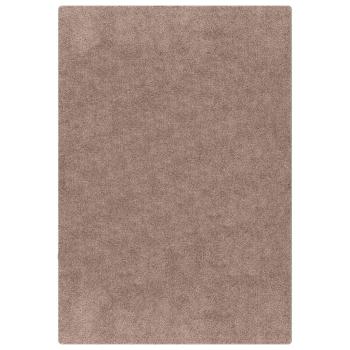 Shaggy-Teppich mit Latexrücken Braun 80x150 cm
