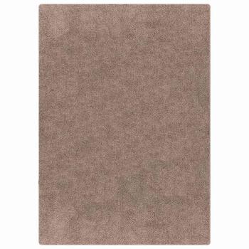 Hochflor Teppich mit Latexrücken Braun 160x230 cm