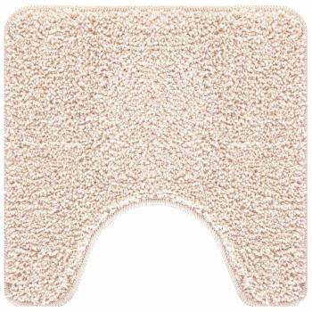 U-förmige Badematte Creme 50x50 cm Polypropylen Rutschfest