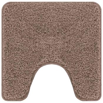 Badezimmermatte U-Form Braun 50x50 cm Polypropylen Rutschfest