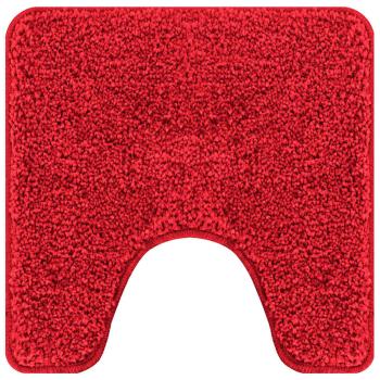 Badezimmermatte U-Form Rot 50x50 cm Polypropylen Rutschfest