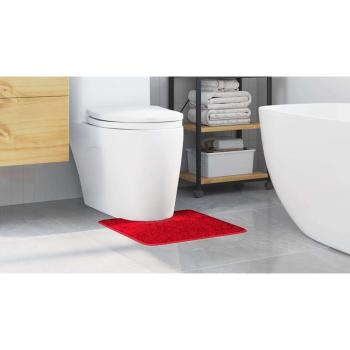 Badezimmermatte U-Form Rot 50x50 cm Polypropylen Rutschfest