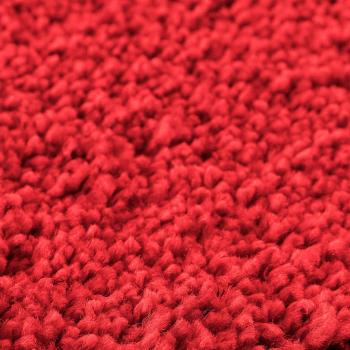 Badezimmermatte U-Form Rot 50x50 cm Polypropylen Rutschfest