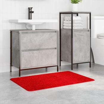 Badematte Rechteckig Rot 60x90 cm Polypropylen Rutschfest