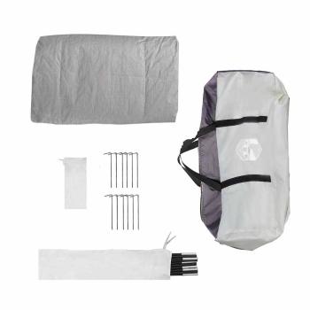 Poolzelt Grau, Schwarz Polyester 366 x 305 x 231 cm