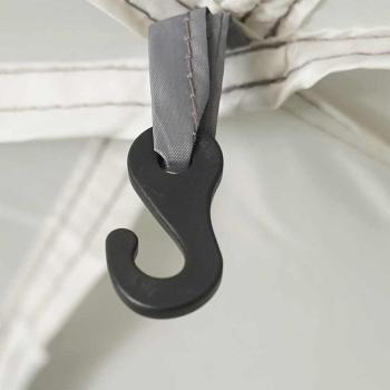 Poolzelt Grau, Schwarz Polyester 366 x 305 x 231 cm