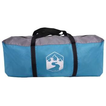 Familienzelt mit Fenstern Kuppel Blau für 4 Personen Wasserdicht