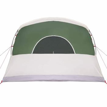 Familienzelt mit Fenstern Tunnel Grün für 8 Personen wasserdicht