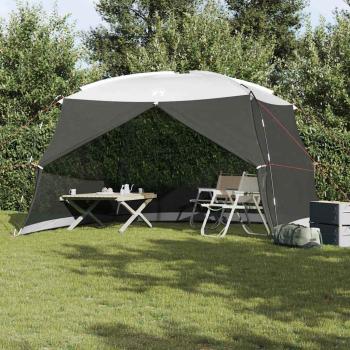 ARDEBO.de - Camping-Mückennetz mit Tür Grau für 6 Personen Wasserfest