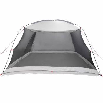 Camping-Mückennetz mit Tür Grau für 6 Personen Wasserfest