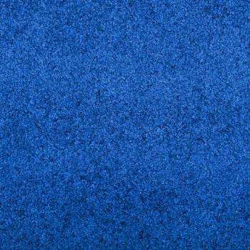 Fußmatte Blau und Schwarz 120 x 400 cm 100% Polyamid