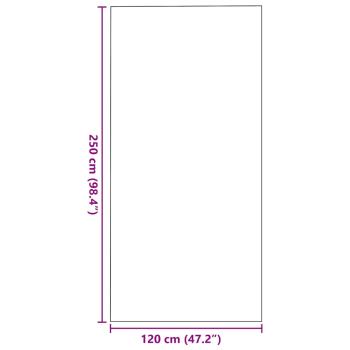 Türmatte rechteckig anthrazit 120x250 cm