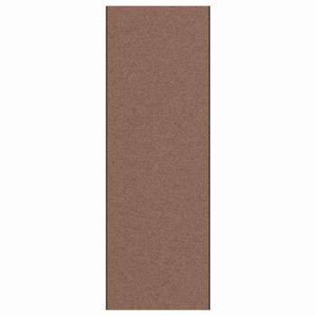 rechteckige Fußmatte in Braun 120x350 cm