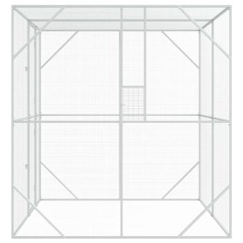 Vogelkäfig Anthrazit 209 x 202 x 214 cm Verzinkter Stahl