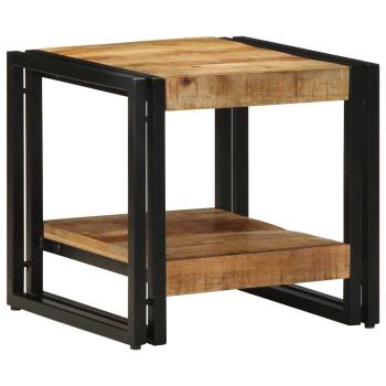 Couchtisch 40x50x38 cm aus massivem Rohholz Mango