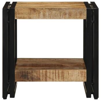 Couchtisch 40x50x38 cm aus massivem Rohholz Mango