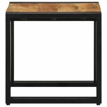 Couchtisch 40x50x38 cm Aus massivem grobem Mango-Holz