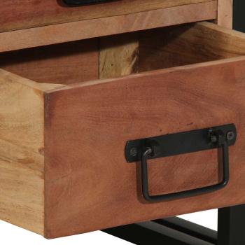 Nachttisch 40x40x59 cm Massivholz Akazie