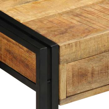 Konsolentisch 90x33x75 cm Aus massivem Mango-Holz