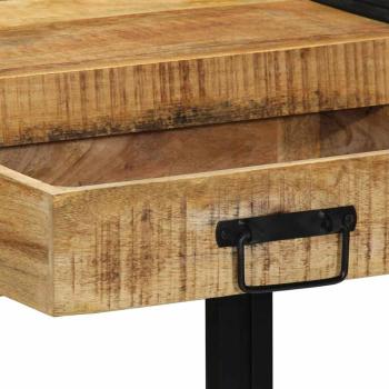 Konsolentisch 90x33x75 cm Aus massivem Mango-Holz