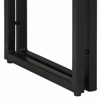 Beistelltische Mehrfarbig 90x33x75 cm Massivholz Altholz und Metall