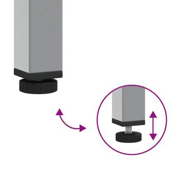 Werkbank Schwarz 50x55x85 cm Stahl