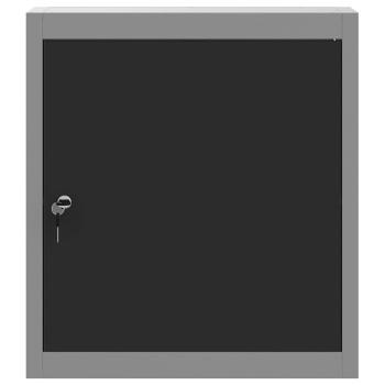Werkzeugschrank Wandmontage Schwarz 50x20x55 cm Stahl