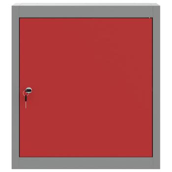 Werkzeugschrank Wandmontiert Rot 50x20x55 cm Stahl
