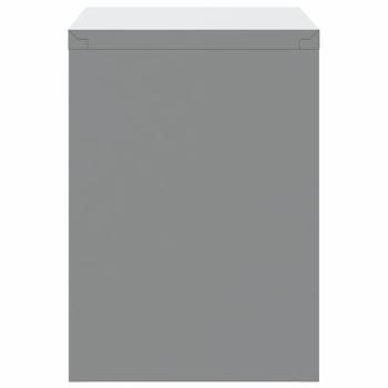 Werkzeugschrank Wandmontage mit Gasdruckfeder-Tür rot 50x25x35 cm