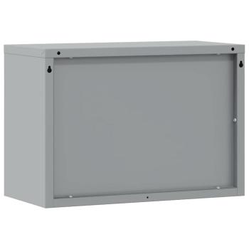 Werkzeugschrank mit Speicher Rot und Grau 50 x 25 x 35 cm Stahl